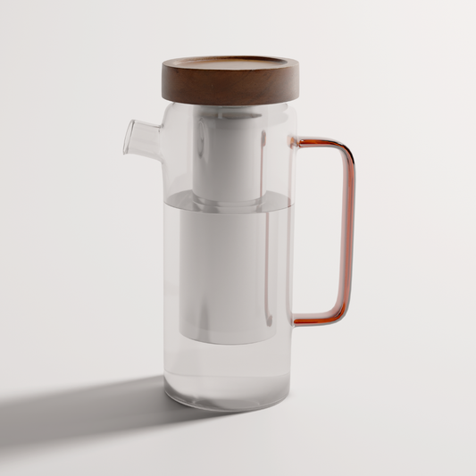 Carafe filtrante en verre  écologique 1,5L