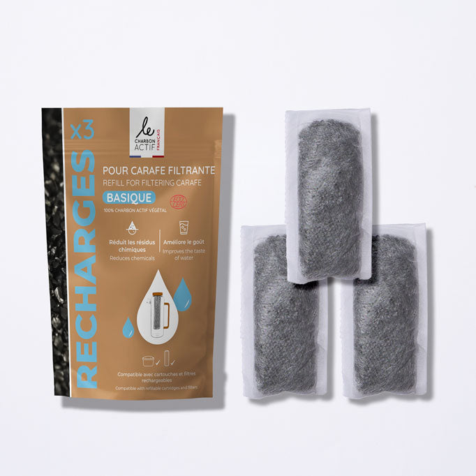 Recharges pour carafe filtrante et/ou cartouche filtrante