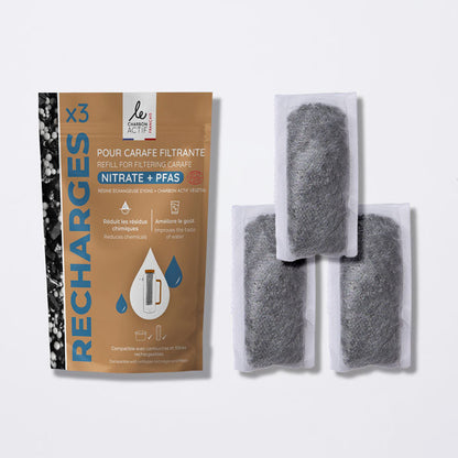 Recharges pour carafe filtrante et/ou cartouche filtrante