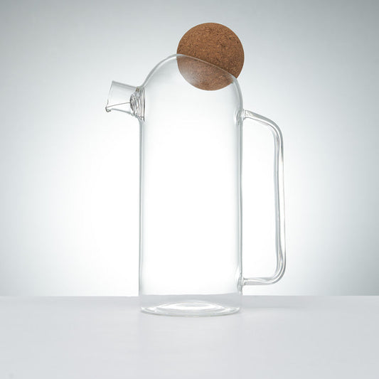 Carafe filtrante en verre  + 1 charbon Binchotan BIO