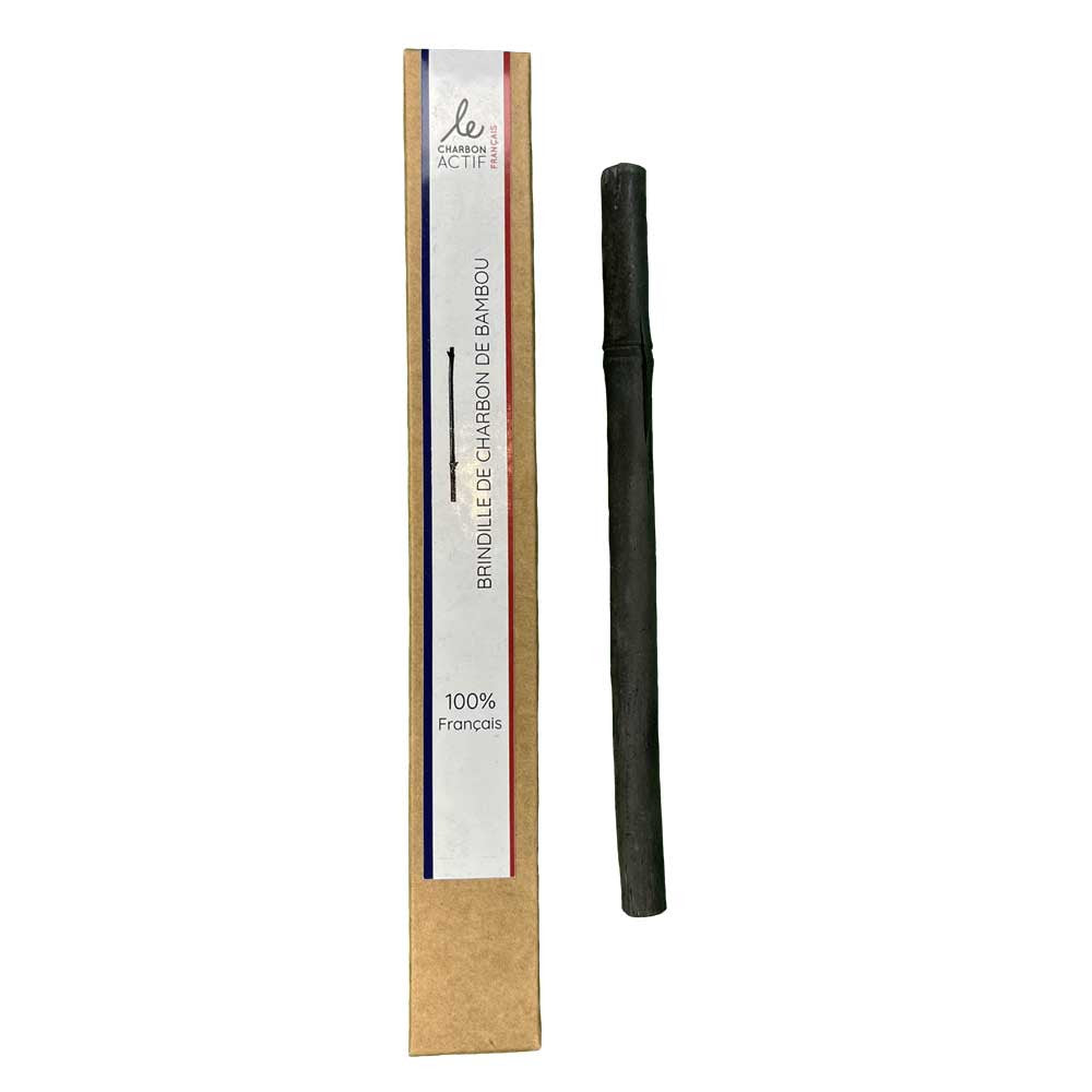 Charbon de bambou fin 100% Français : lot de 4 ou 8 brindilles