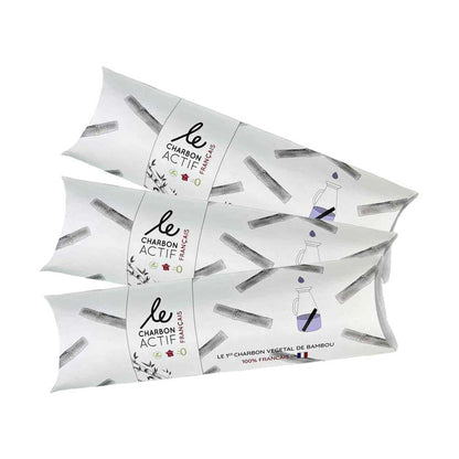 X3 Charbons de bambou 100% français filtre à eau