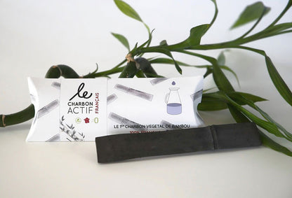 Charbon de bambou français filtre à eau naturel