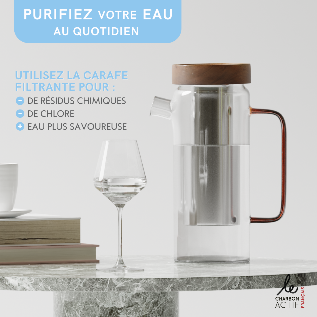 Duo maison Saint-Valentin : 1 carafe filtrante + 1 extrait