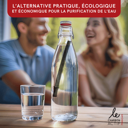 Charbon de bambou fin 100% Français : lot de 4 ou 8 brindilles