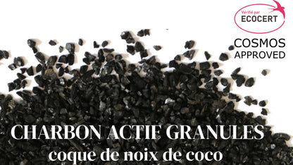 Charbon actif végétal granulés sac de 1kg